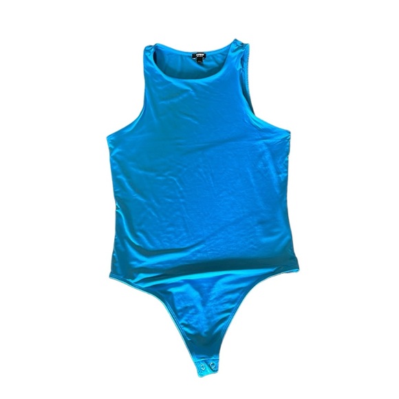 Express Tops - Express Body Contour body suit size medium.  Blue.  Thong.  Gently worn.